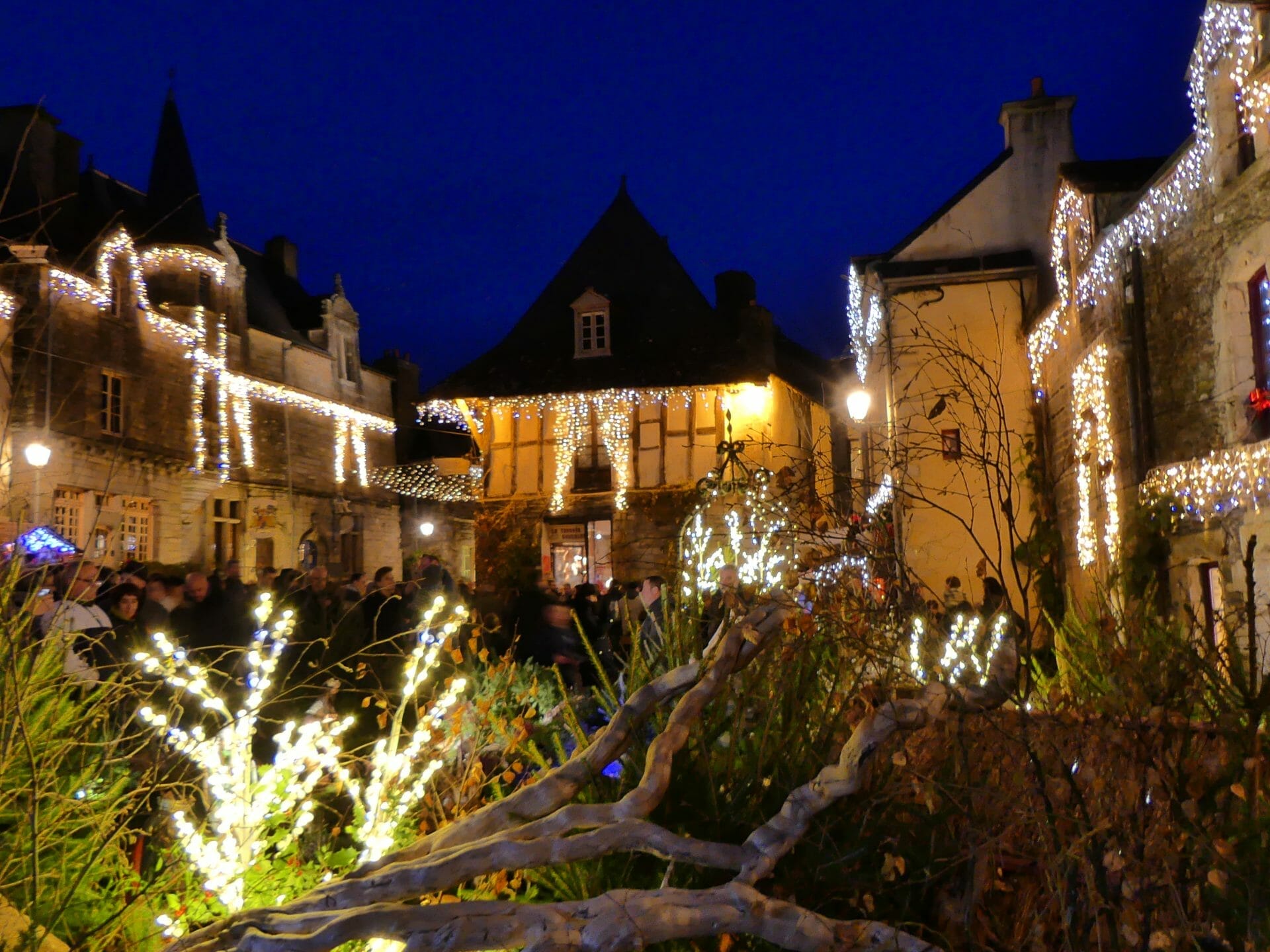 Féerie de Noël à Rochefort-en-Terre en Bretagne