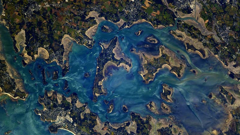 Le Golfe du Morbihan vu de l’espace