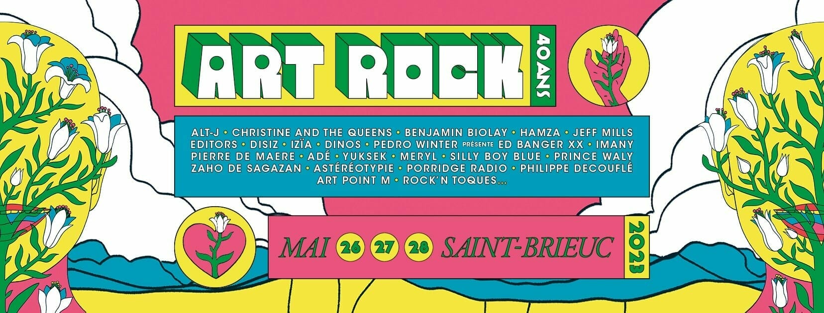 Festival Art Rock, les 26, 27 et 28 mai 2023 à Saint-Brieuc (22)