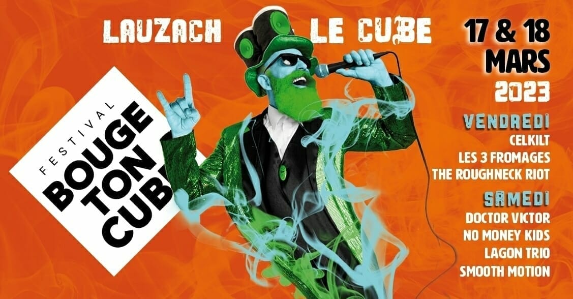 Festival Bouge ton cube, les 17 et 18 mars à Lauzach (56)