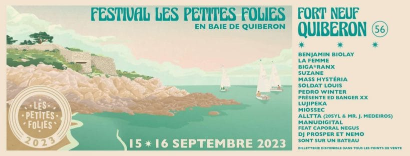 Les Petites Folies en Baie de Quiberon, les 15 et 16 septembre 2023