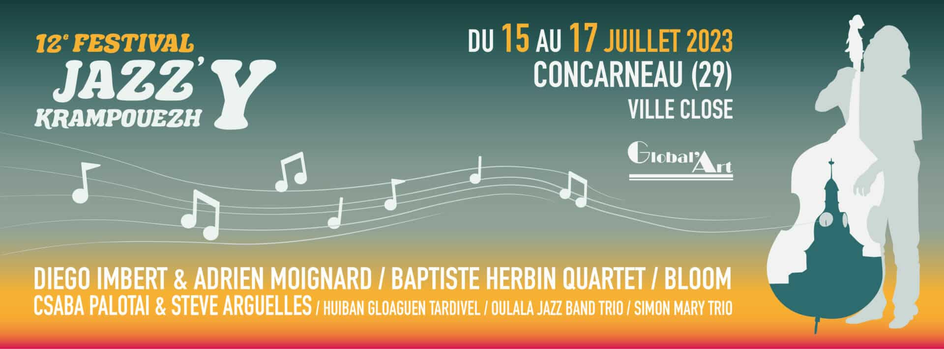Festival Jazz’Y Krampouezh, du 15 au 17 juillet 2023 à Concarneau (29)