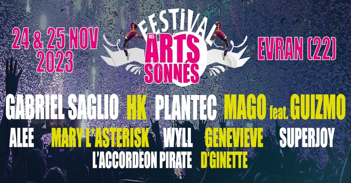 Festival des Arts Sonnés, 24 et 25 novembre 2023 à Evran (22)