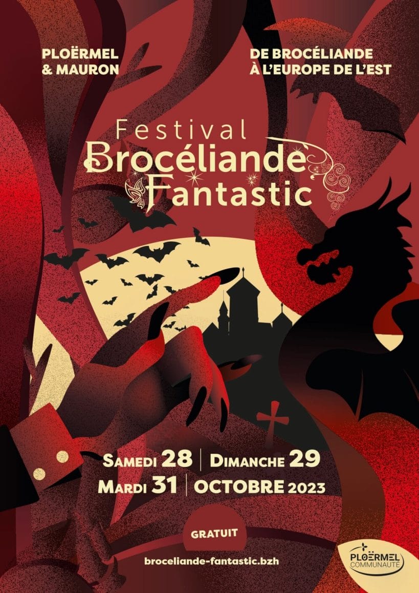 Affiche Festival Brocéliande Fantastic 2023