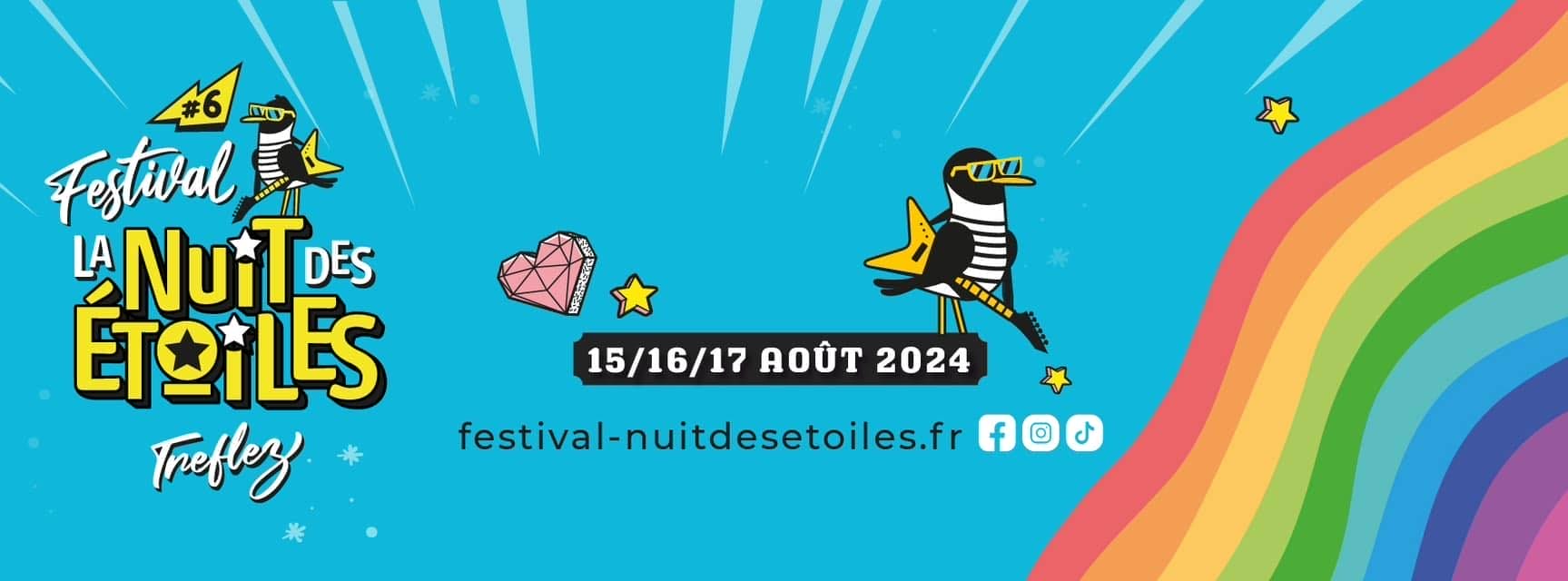 Festival La nuit des étoiles, 15 au 17 août 2024 à Tréflez (29)